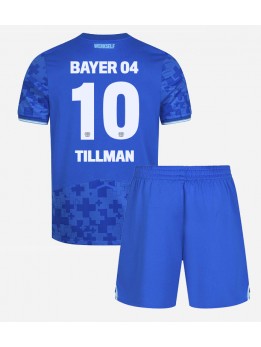 Bayer Leverkusen Malik Tillman #10 Replika Tredje Kläder Barn 2025-26 Kortärmad (+ byxor)